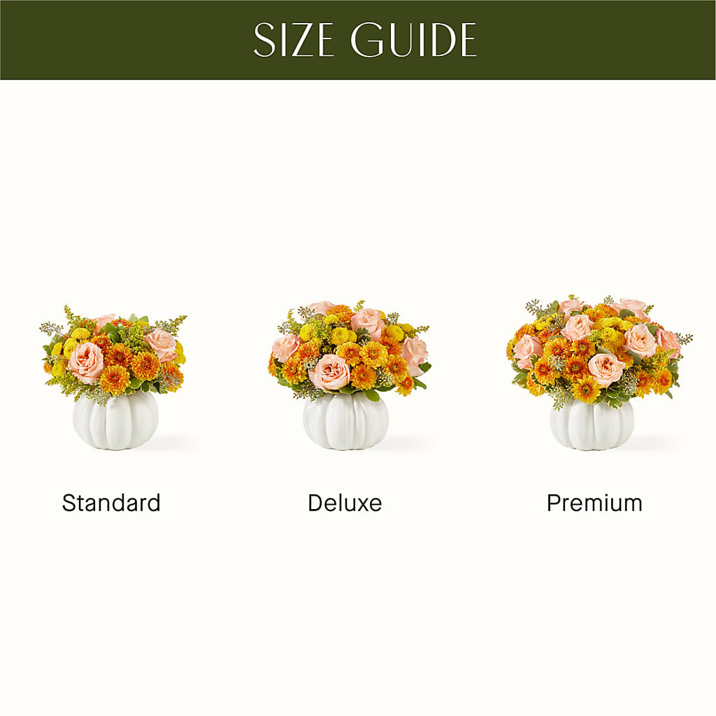Peachy Pumpkin –  A Flower Matters, Dallas TX