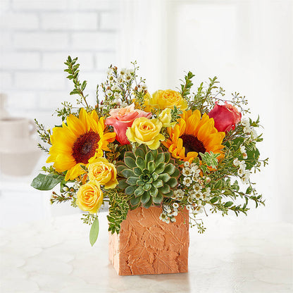 Sunflower Season Bouquet –  A Flower Matters, Dallas TX