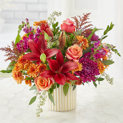 Burgundy Landscape Bouquet –  A Flower Matters, Dallas TX