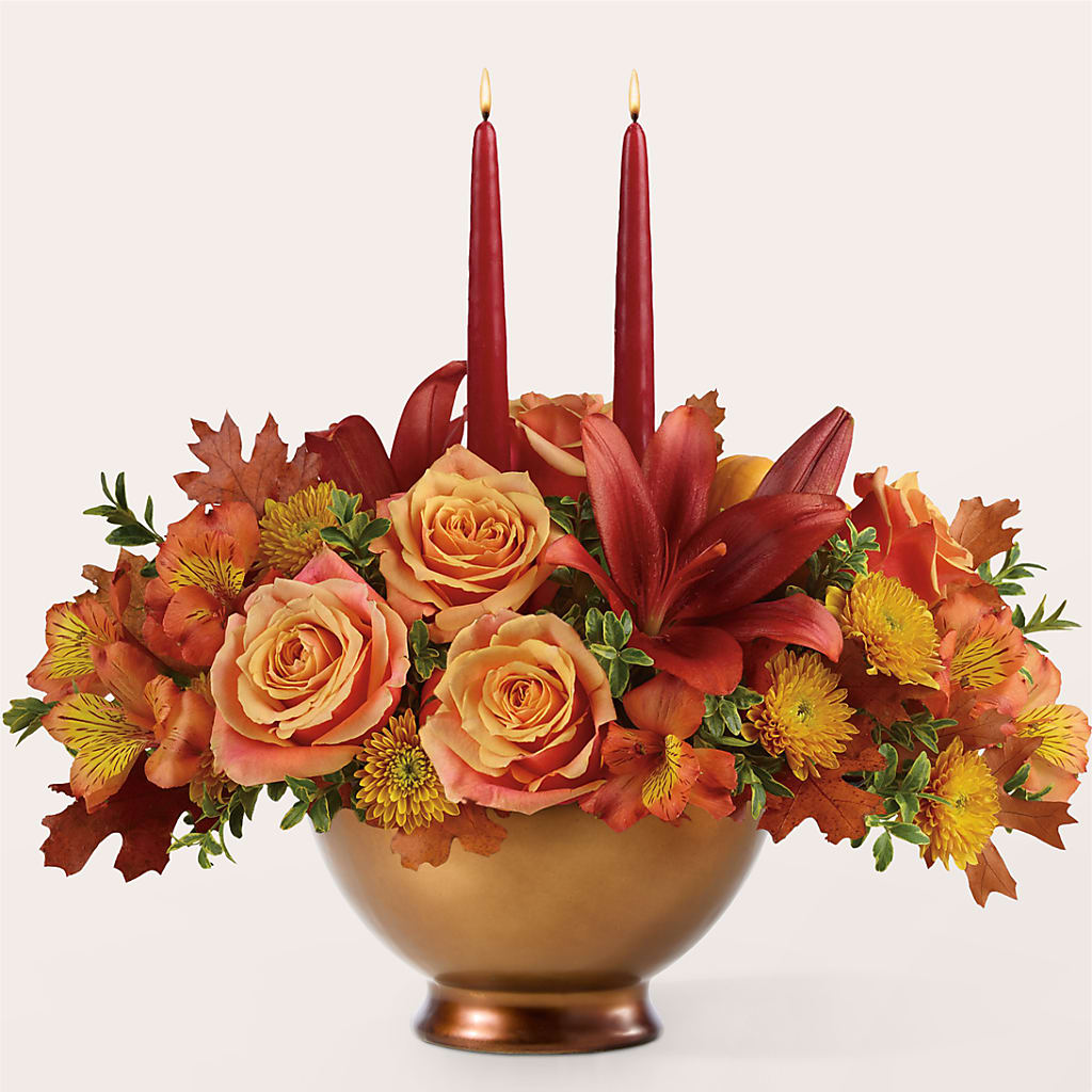 Harvest Table Centerpiece –  A Flower Matters, Dallas TX