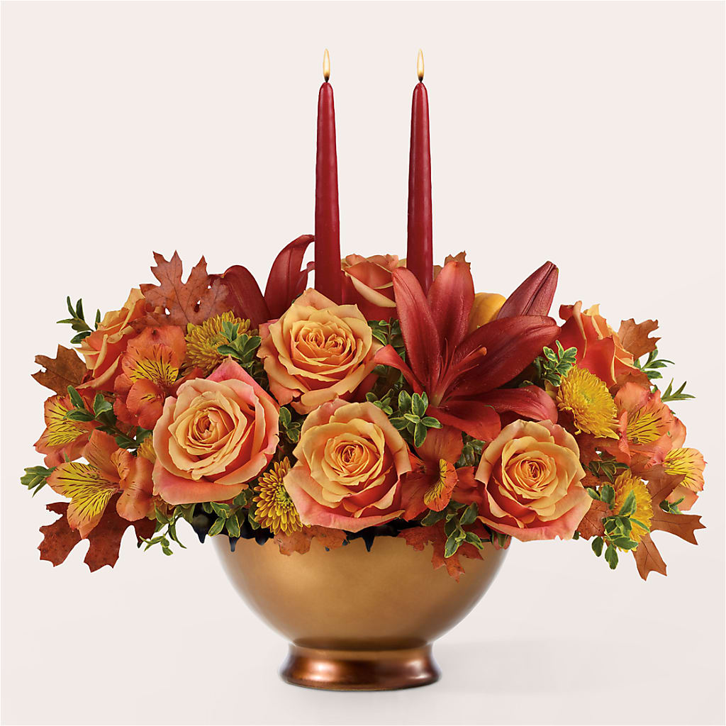 Harvest Table Centerpiece –  A Flower Matters, Dallas TX