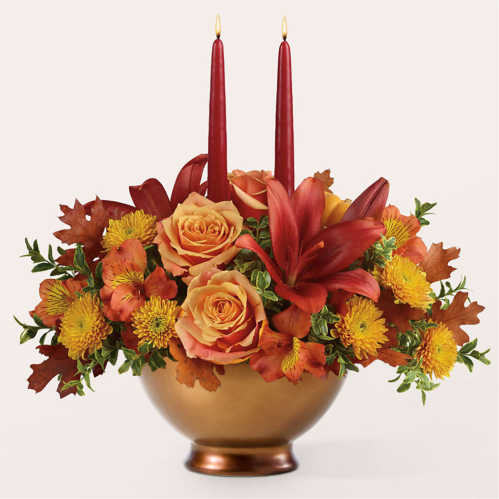 Harvest Table Centerpiece –  A Flower Matters, Dallas TX