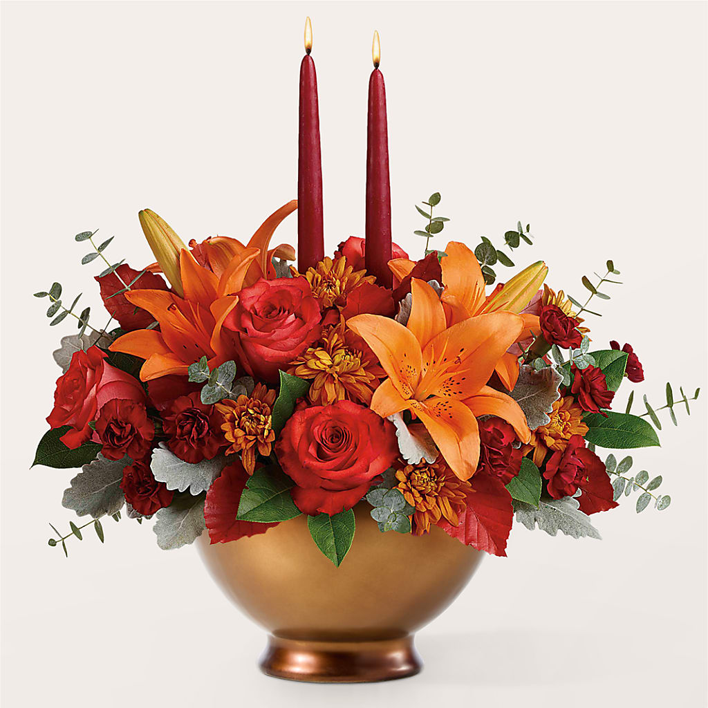 Fruits of Fall Centerpiece –  A Flower Matters, Dallas TX