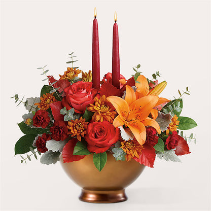 Fruits of Fall Centerpiece –  A Flower Matters, Dallas TX