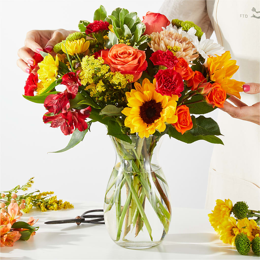 Fall Delight – A Florist Original –  A Flower Matters, Dallas TX