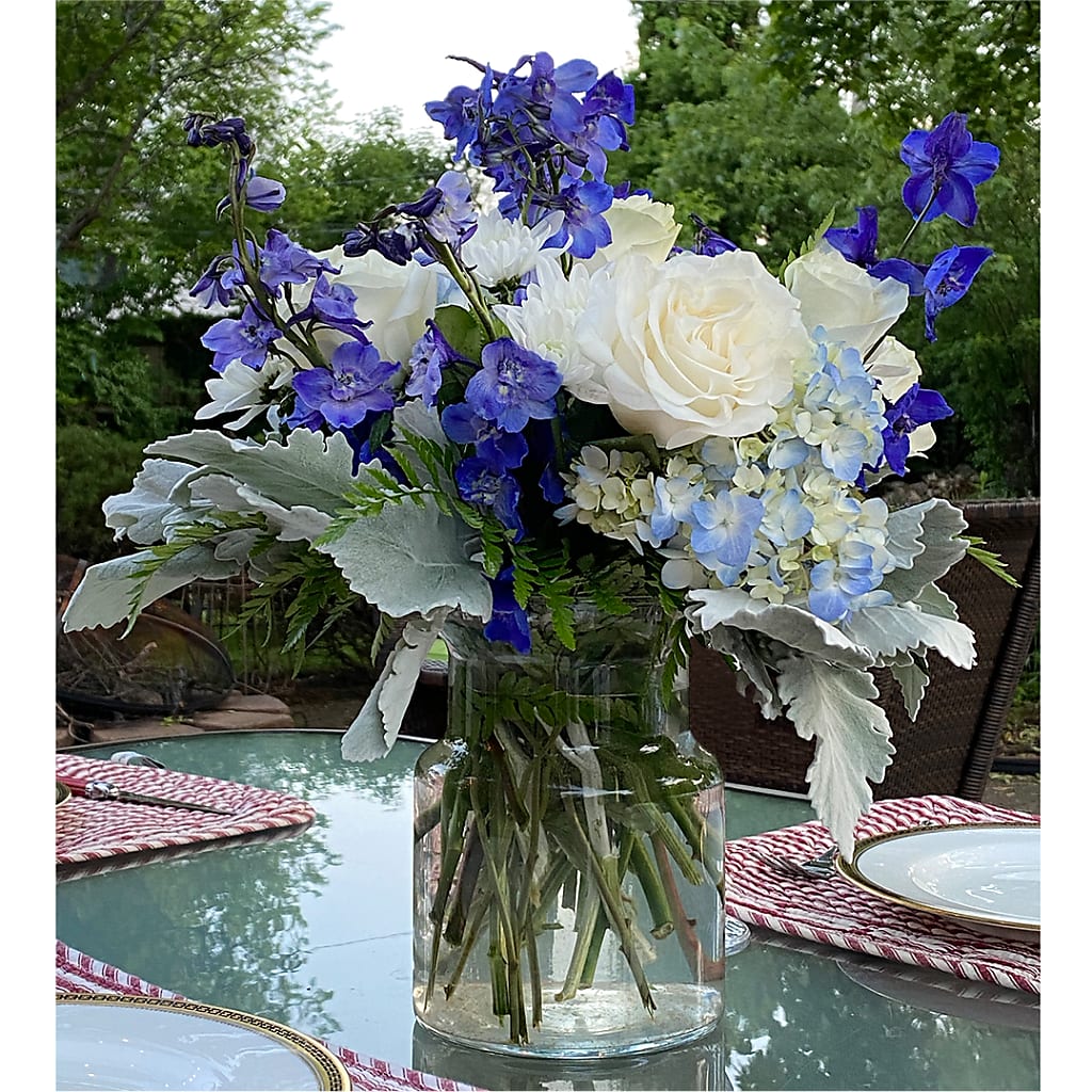 Clear Skies Bouquet –  A Flower Matters, Dallas TX