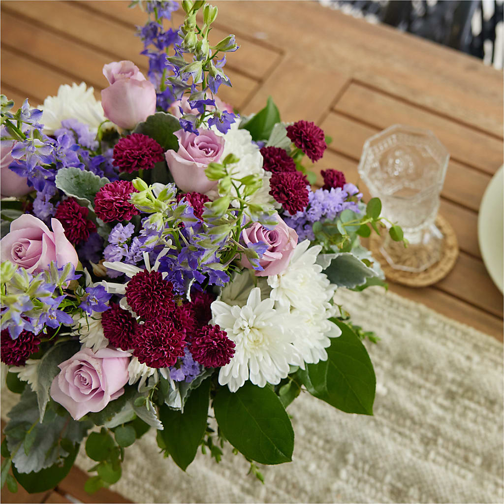 Violet Frost Bouquet –  A Flower Matters, Dallas TX