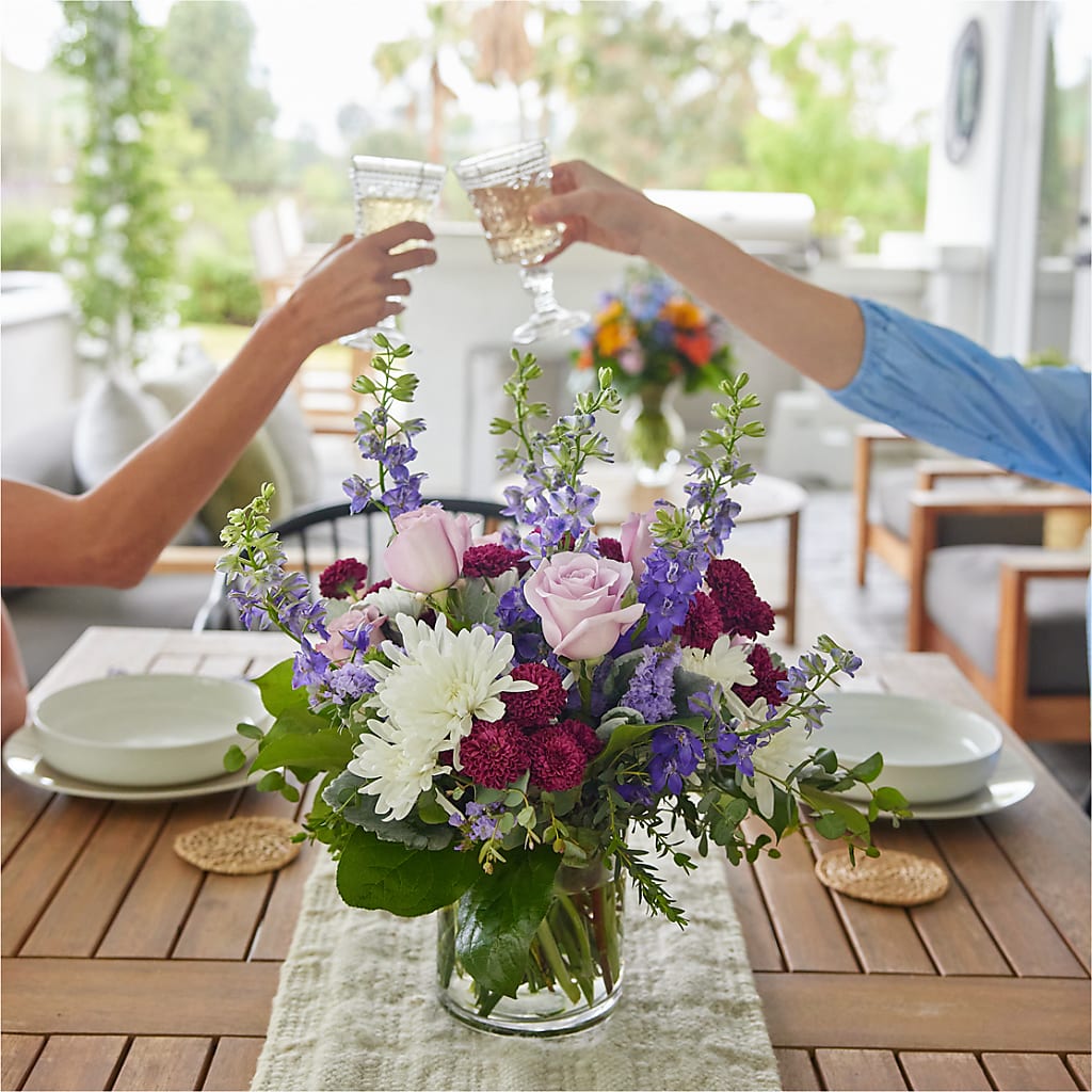 Violet Frost Bouquet –  A Flower Matters, Dallas TX