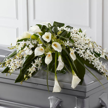 Angel Wings Casket Spray –  A Flower Matters, Dallas TX