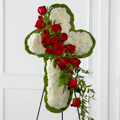 Floral Cross Easel –  A Flower Matters, Dallas TX