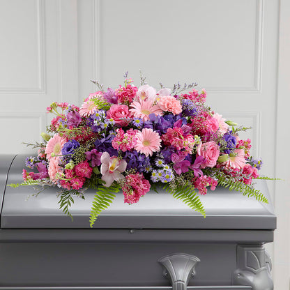 Glorious Garden Casket Spray –  A Flower Matters, Dallas TX