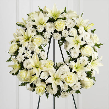Treasured Tribute Wreath –  A Flower Matters, Dallas TX