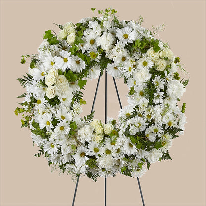 Faithful Wishes Wreath –  A Flower Matters, Dallas TX