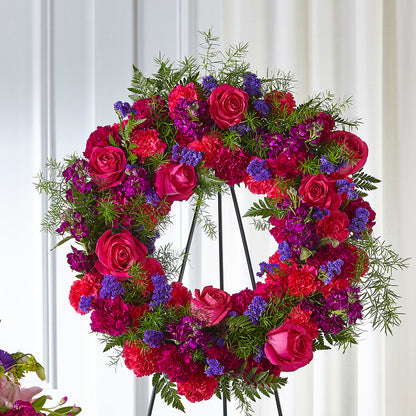 Calming Colors Wreath –  A Flower Matters, Dallas TX