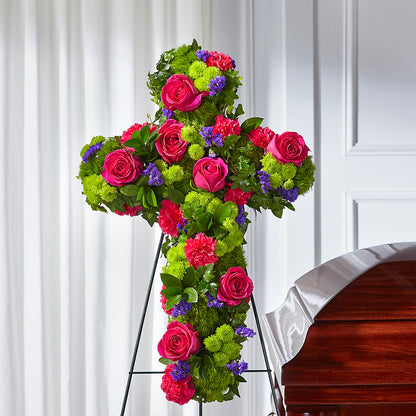 Tribute Rose Floral Cross –  A Flower Matters, Dallas TX