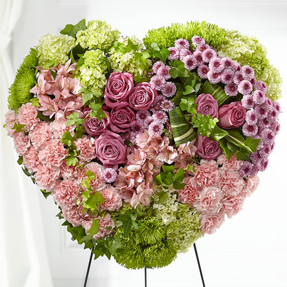 Heartwarming Standing Heart –  A Flower Matters, Dallas TX