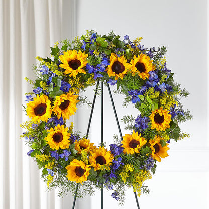 Bright Rays Wreath –  A Flower Matters, Dallas TX