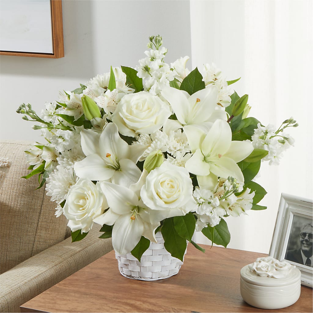Peaceful Reflections Arrangement –  A Flower Matters, Dallas TX