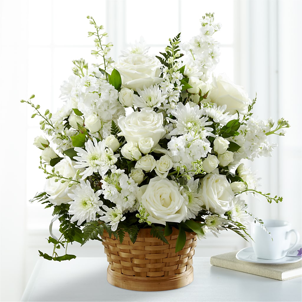 Heartfelt Condolences Arrangement –  A Flower Matters, Dallas TX