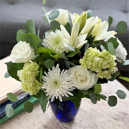 Snowy Dreams Bouquet –  A Flower Matters, Dallas TX