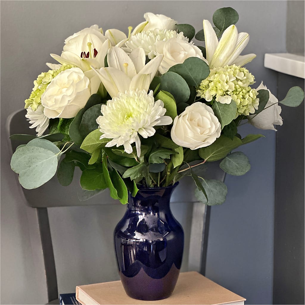 Snowy Dreams Bouquet –  A Flower Matters, Dallas TX