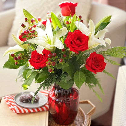 Evergreen Delight Bouquet –  A Flower Matters, Dallas TX