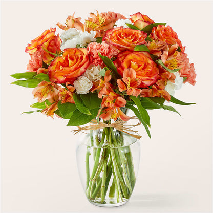 Apricot Glow Bouquet –  A Flower Matters, Dallas TX