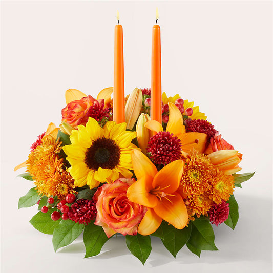 Grateful Centerpiece –  A Flower Matters, Dallas TX