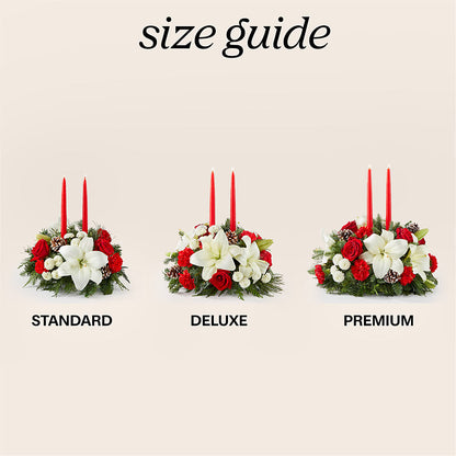 Seasonal Festivities Centerpiece –  A Flower Matters, Dallas TX