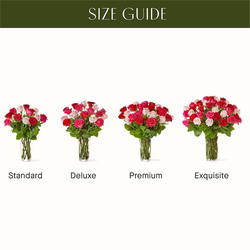 Charming Rose Bouquet –  A Flower Matters, Dallas TX