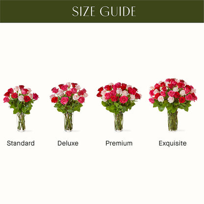 Charming Rose Bouquet –  A Flower Matters, Dallas TX