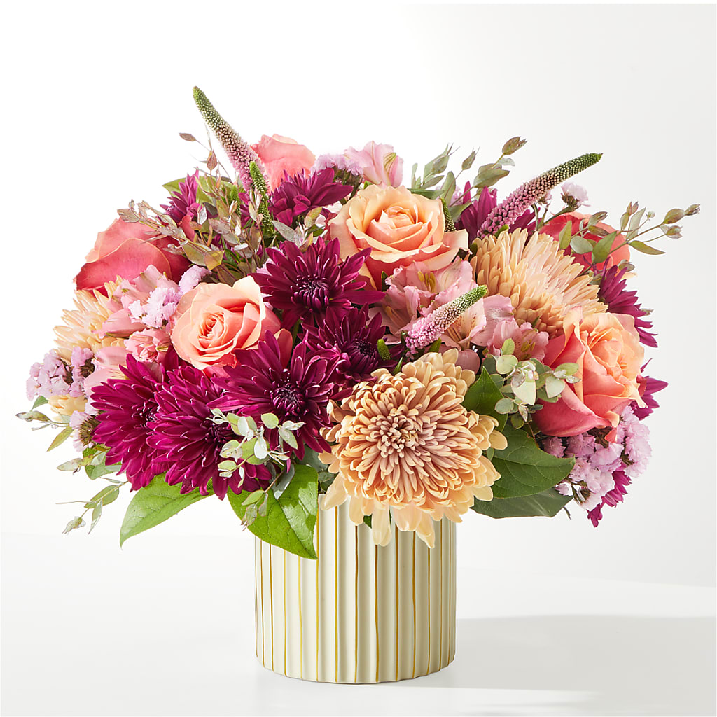 Berry Cobbler Bouquet with Ivory Vase –  A Flower Matters, Dallas TX