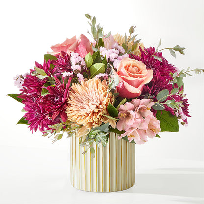 Berry Cobbler Bouquet with Ivory Vase –  A Flower Matters, Dallas TX