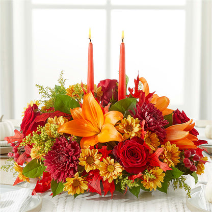 Autumn's Embrace Centerpiece –  A Flower Matters, Dallas TX