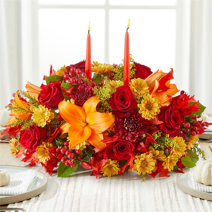 Autumn's Embrace Centerpiece –  A Flower Matters, Dallas TX