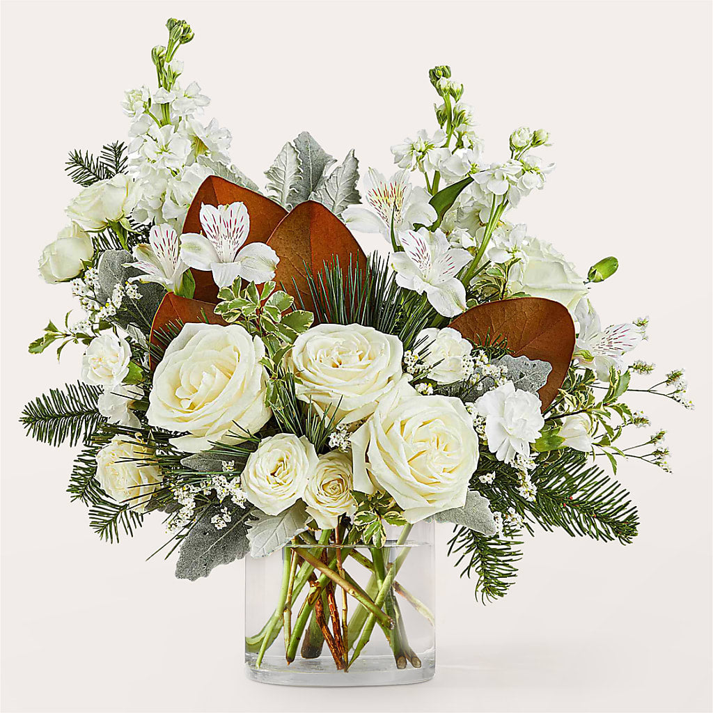 Fresh Snowfall Bouquet –  A Flower Matters, Dallas TX