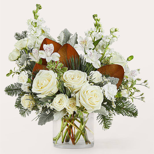 Fresh Snowfall Bouquet –  A Flower Matters, Dallas TX