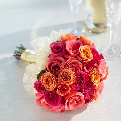 Sweet Roses Bouquet –  A Flower Matters, Dallas TX