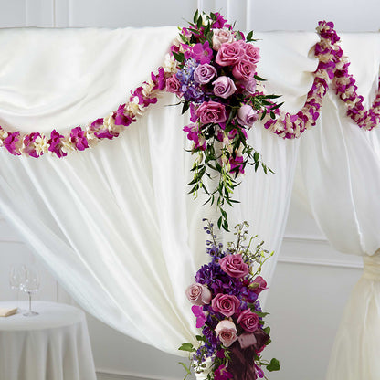 Color & Light Chuppah Decor –  A Flower Matters, Dallas TX