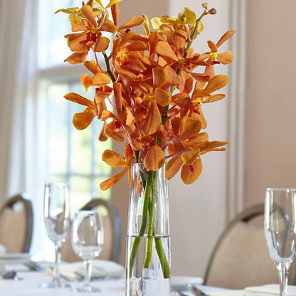 Orange Mokara Bud Vase –  A Flower Matters, Dallas TX