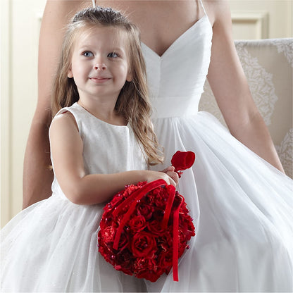 Pure at Heart Flower Girl Arrangement –  A Flower Matters, Dallas TX